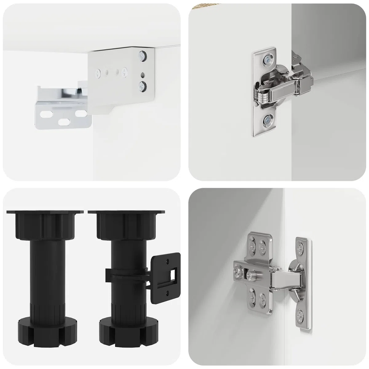 Set di mobili da cucina Porto, 8 pezzi, rovere Sonoma