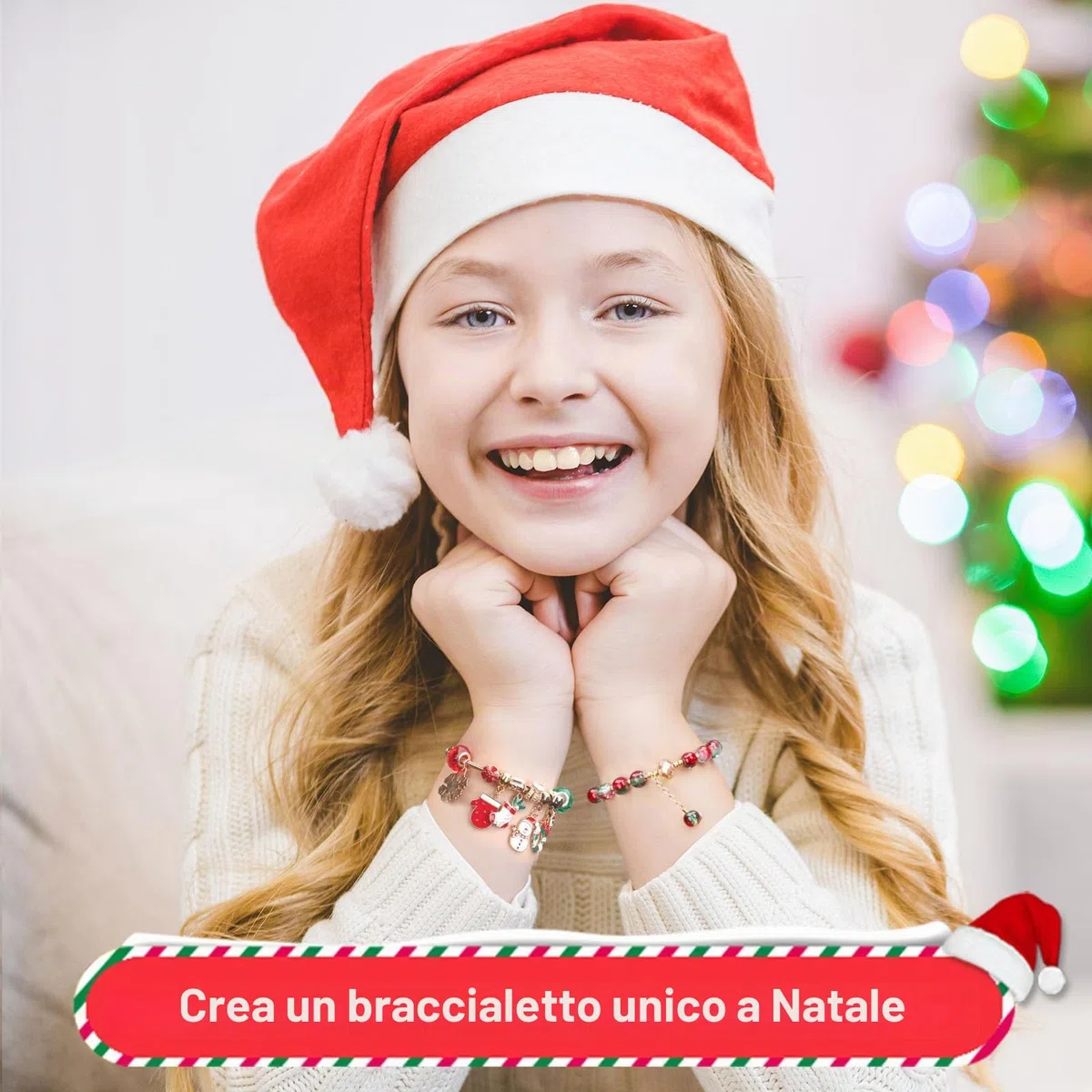 Calendario Avvento 2025 Bambina Gioielli, Calendari Dell'Avvento 2025 Kinder Fai Da Te Braccialetti Set, Calendario Dell Avvento Bambini Sorprese Regalini Per Donna Ragazza