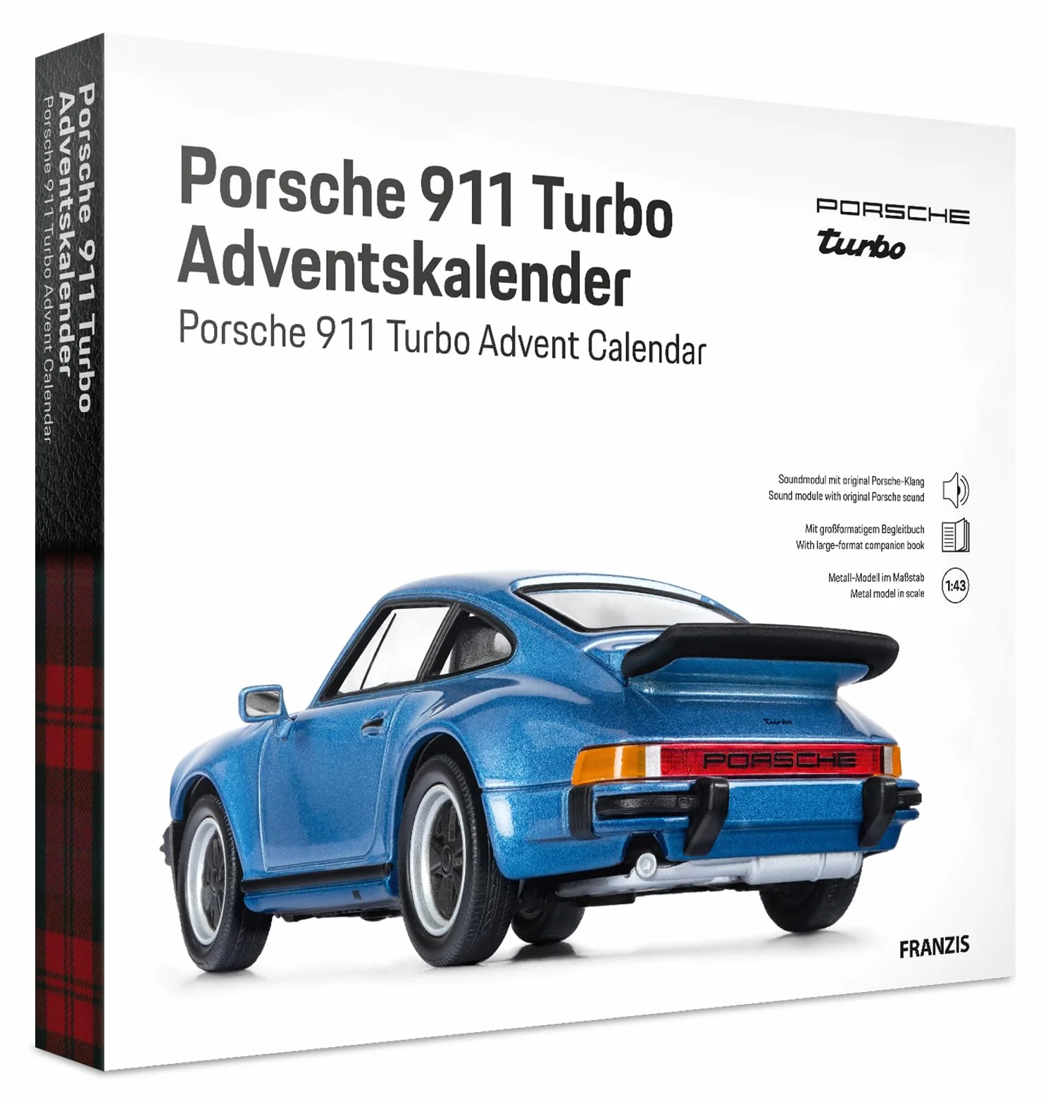 FRANZIS 67221 – Porsche 911 Turbo Calendario dell'Avvento: Porsche 911 Turbo Advent Calendar