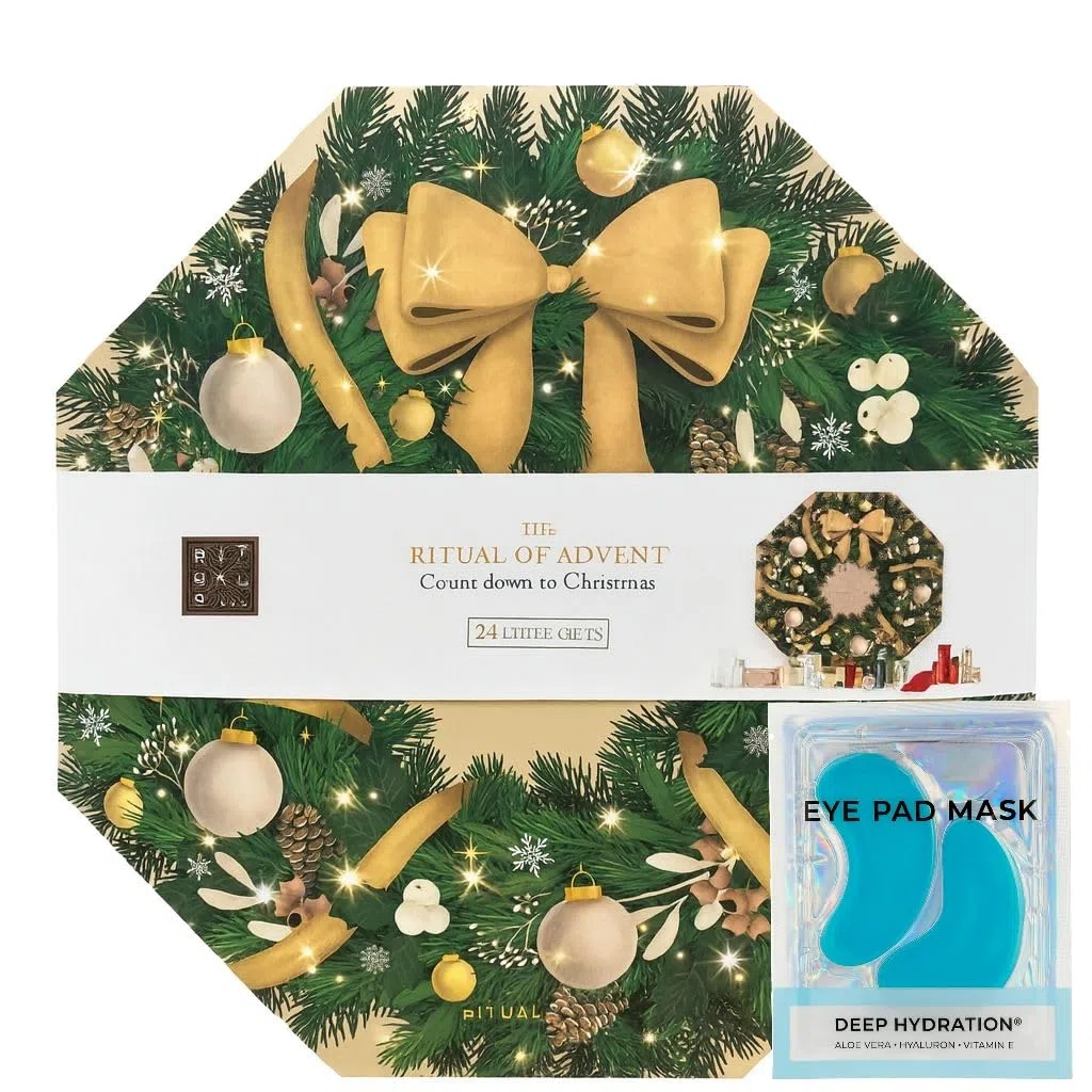 Rituals - Calendario dell'Avvento 2025 - Beige - Calendario dell'Avvento classico - Il rituale dell'avvento - Conto alla rovescia fino a Natale - 24 regali + 1 x cuscinetto per occhi idratazione