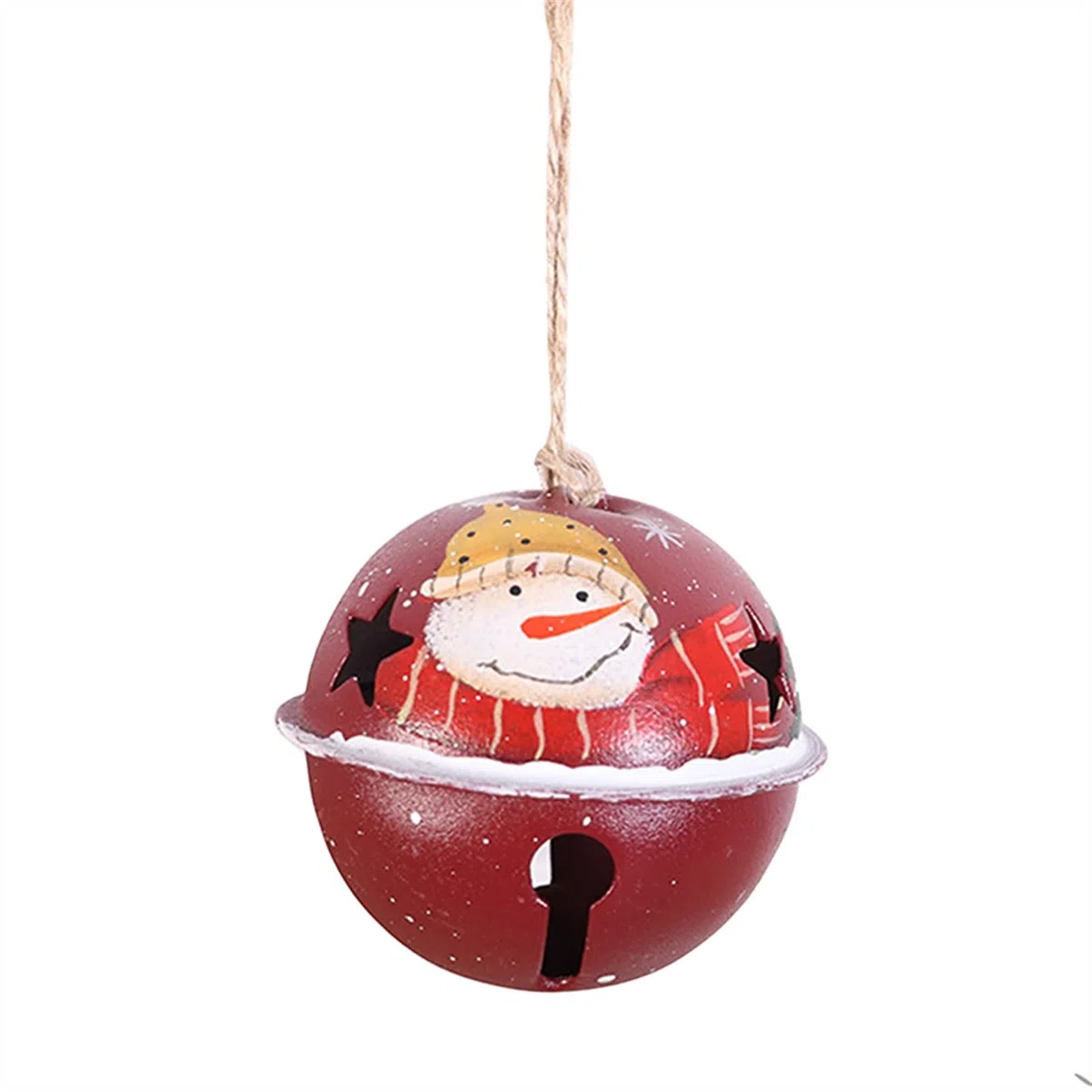 Piccole campane di Natale, campane da appendere di Natale, piccole campane di Natale, 2 campane di Natale