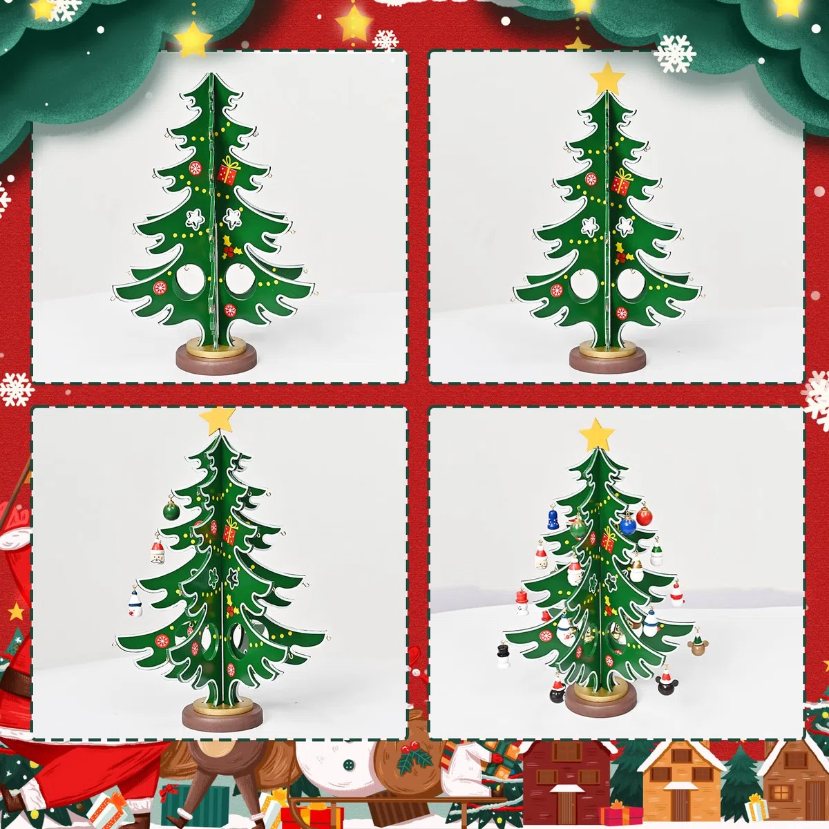 Amycute Calendario Avvento 2024 Bambini, Calendari Avvento Albero di Natale 2024, Decorazioni Albero di Natale Calendario dell'Avvento Regali Natale per Bambini