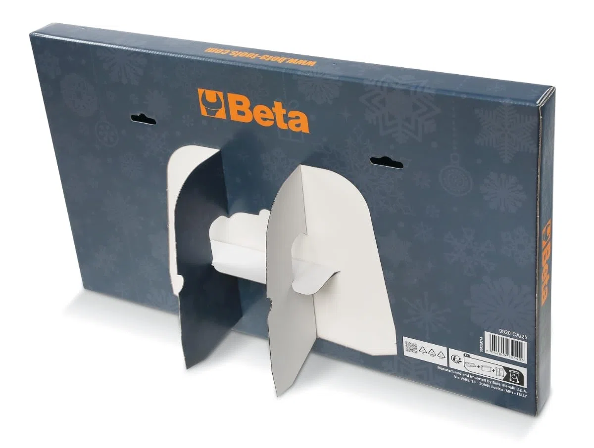 Beta 9920 CA/25-5 Calendario dell'Avvento 2025 con Set di Attrezzi Beta da 28 Pezzi, Idea Regalo Natale 2025